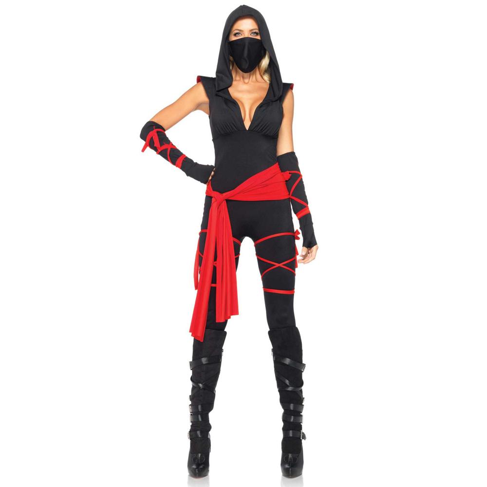 Leg Avenue - Deadly Ninja Kostüm - Schwarz